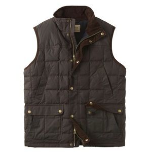 Men's L.L.Bean Upcountry Waxed Cotton Down Vest